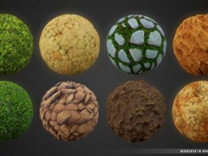 Stylized Fantasy Forest Landscape Material Pack