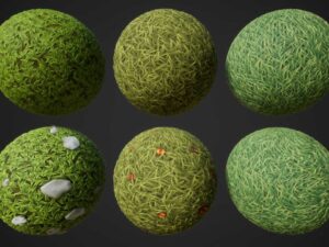 Stylized Grass Material Pack Vol 1