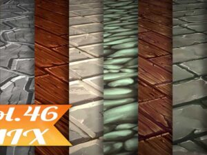 Stylized Ground Vol 46 Hand Painted Textures