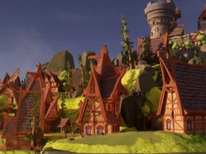 Stylized Island Castle Environment