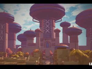 Stylized Low Poly Asian City Stylized Series