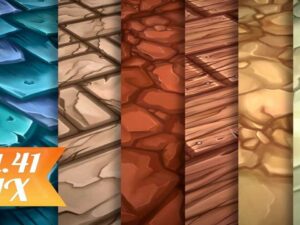 Stylized Mix Vol 41 Hand Painted Texture Pack Texture