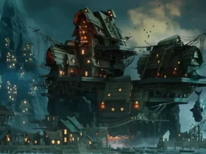 Stylized Pirate Port City Modular Pirate Port City