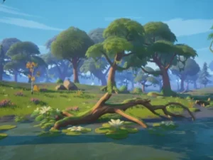 Stylized Swamp Forest