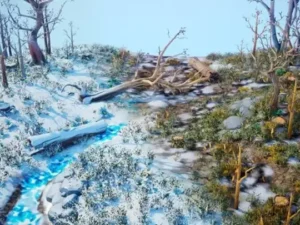 Stylized Winter Forest