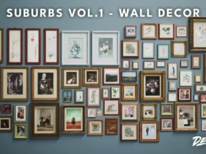Suburbs VOL 1 Wall Decor Nanite and Low Poly