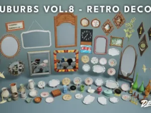 Suburbs VOL 8 Retro Decor Nanite and Low Poly