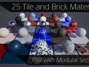 Tile and Brick PBR Materials
