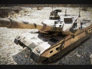 Type 10 Japanese Battle Tank Advanced Tank Blueprint