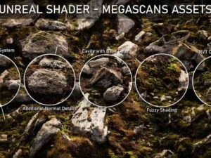 Unreal Shader Megascans Assets