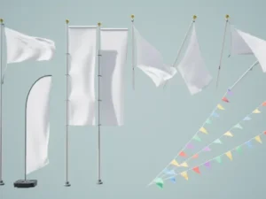 Vertex Animated Flags