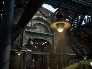 Victorian Market in Abandoned Factory Building
