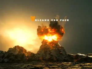 Volcano 3D VDB Pack
