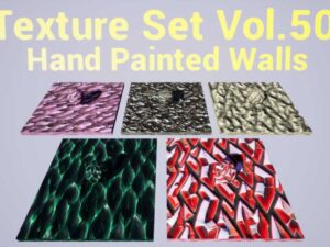 Walls Vol 50 Hand Painted Textures