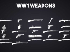 Weapon Icons WW1 WW2 Modern Handcrafted 2K